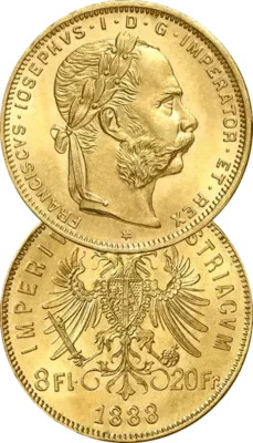 Pièce d'or 20 Francs François-Joseph Ier Pièce d'or 20 Francs François-Joseph Ier
