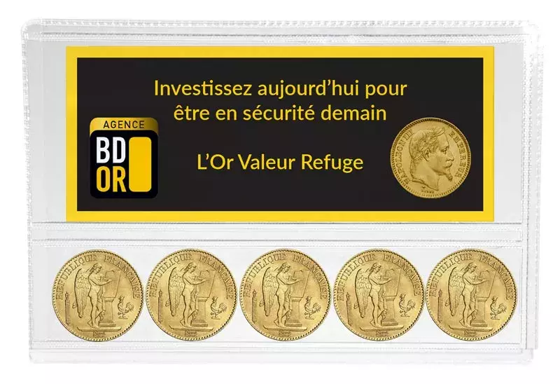 Pièce d'or 20 Francs Génie