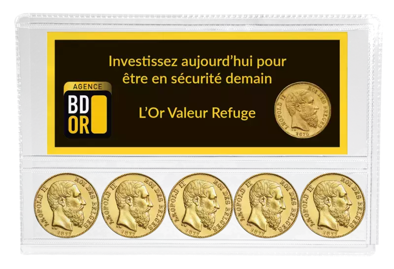 Pièce d'or 20 Francs Leopold II