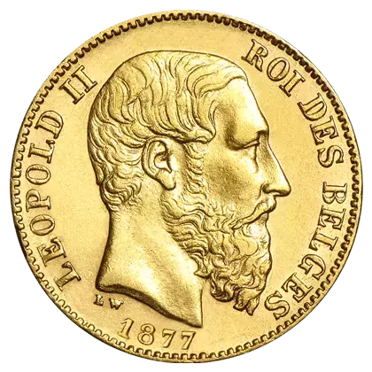 Pièce d'or 20 Francs Leopold II Pièce d'or 20 Francs Leopold II