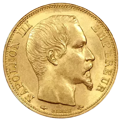 Pièce d'or 20 Francs Napoléon Tête Nue