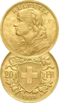 Pièce d’or 20 Francs Suisse Vreneli Pièce d’or 20 Francs Suisse Vreneli
