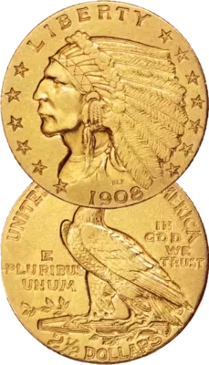 Pièce d'Or 2,5 Dollars Pièce d'Or 2,5 Dollars