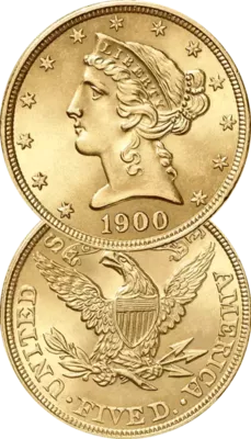 Pièce d'or 5 Dollars Liberty Pièce d'or 5 Dollars Liberty