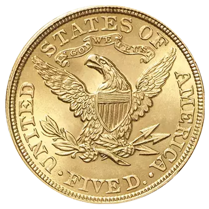 Pièce d'or 5 Dollars Liberty