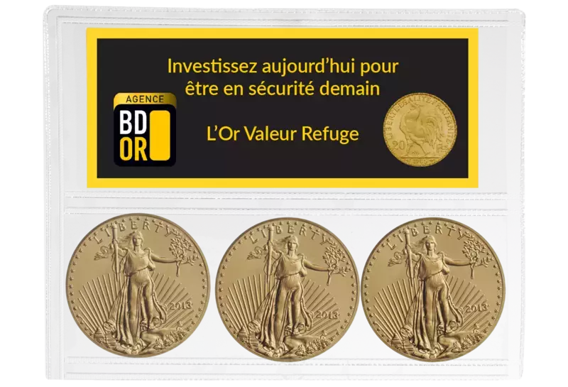 Pièce d'or American Eagle Once