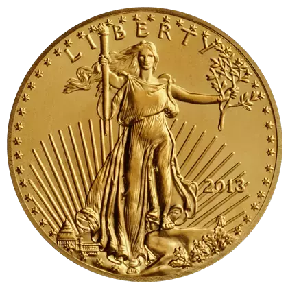 Pièce d'or American Eagle Once