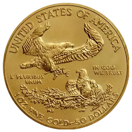 Pièce d'or American Eagle Once