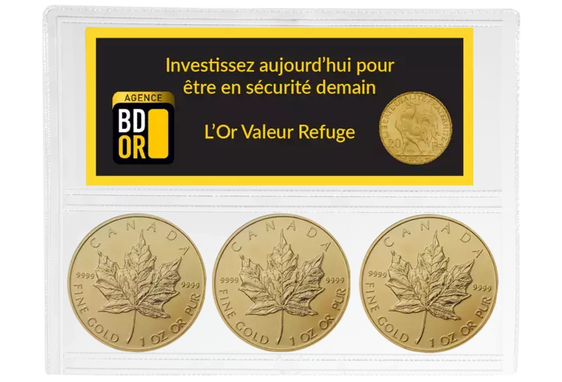 Pièce d'or Maple Leaf 1/2 Once