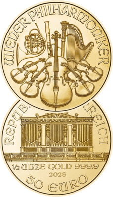 Pièce d'or Philharmonique 1/2 Once Pièce d'or Philharmonique 1/2 Once