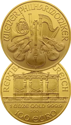 Pièce d'or Philharmonique Once