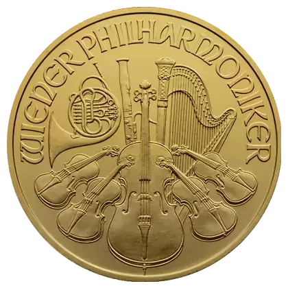 Pièce d'or Philharmonique Once