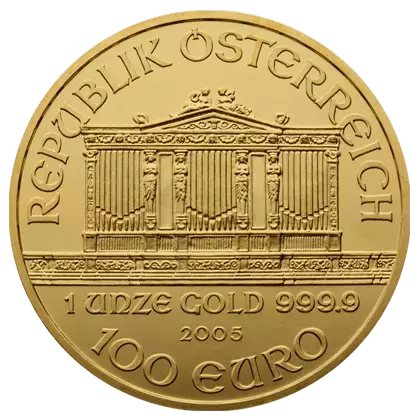 Pièce d'or Philharmonique Once