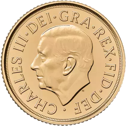 Pièce d'or Souverain Charles III 2022