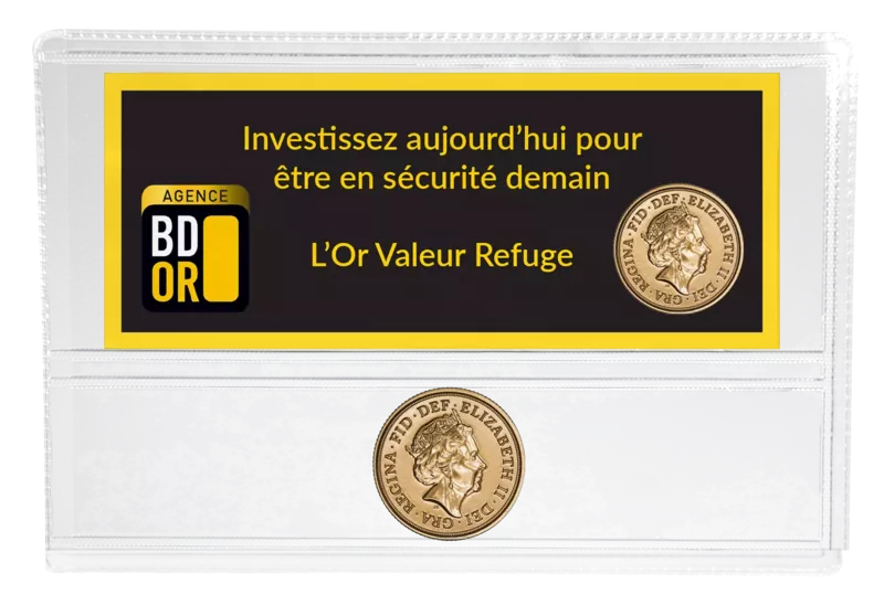 Pièce d'or Souverain Elizabeth II 2022