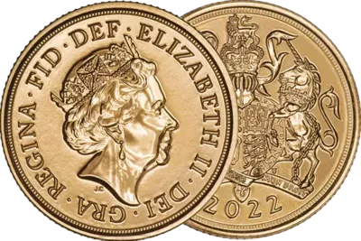 Pièce d'or Demi Souverain Elizabeth II 2022