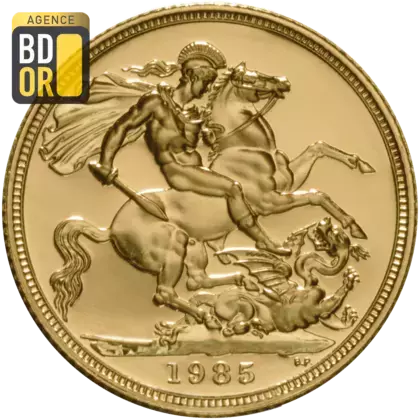 Souverain Or Elisabeth II 3e Type