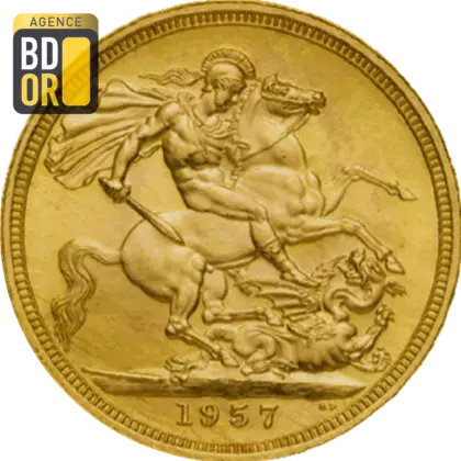 Souverain Or Elizabeth II 1er Type